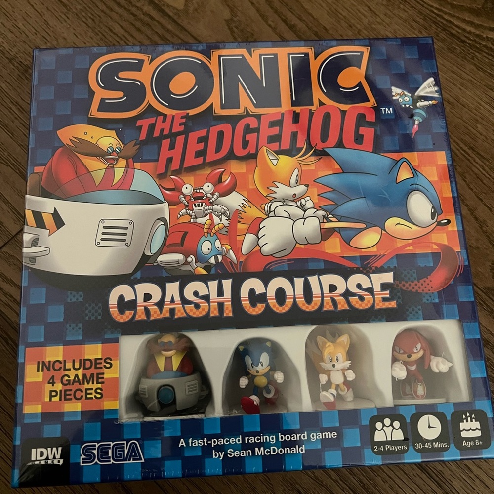 Sonic The Hedgehog Crash Course Board Game New